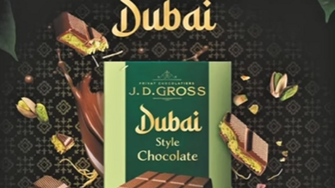 Chocolate de Dubai Lidl. (TikTok)