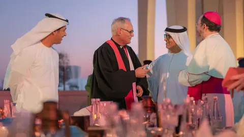 Un momento del iftar. (WAM)