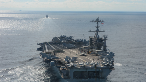 El portaaviones estadounidense USS Harry S. Truman. (Fuente externa)
