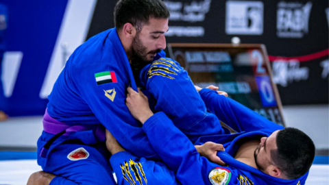 Una pelea de jiu jitsu. (WAM)