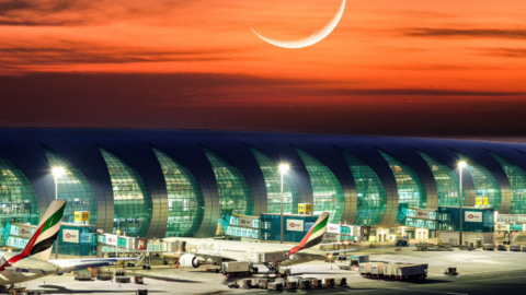 Una imagen del Aeropuerto Internacional de Dubai. (X)