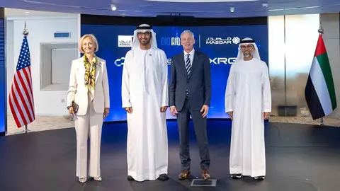 El secretario de Energía de EEUU durante su visita a Abu Dhabi. (WAM)