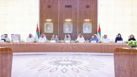 Reunión del Gabinete de Emiratos. (WAM)
