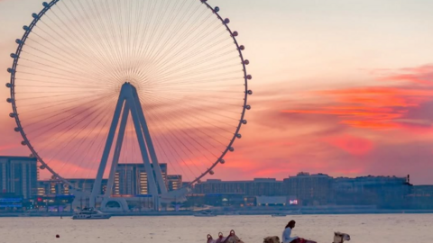 La noria de Dubai. (VisitDubai)