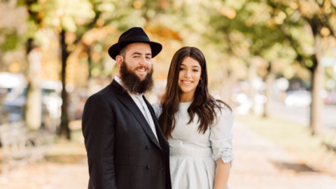 El rabino fallecido el día de su boda. (X)