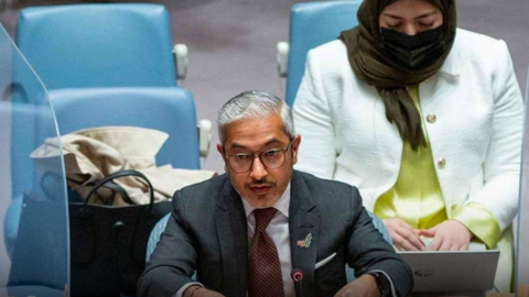 Misión emiratí en la ONU. (X)
