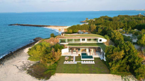 Una mansión en Nurai Island de Abu Dhabi. (Booking)