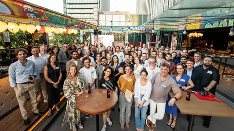 Participantes en el evento Fiesta & Design 2025 en Dubai. (Cedida)