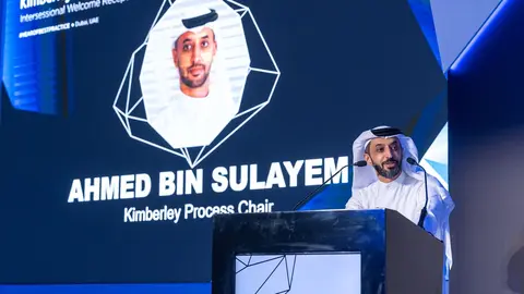 El presidente del Proceso de Kimberley (PK) de Emiratos. (WAM)