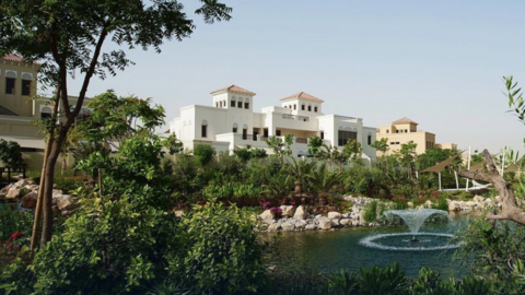 Una urbanización de casas de lujo en Dubai. (X)