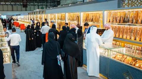 Una edición de la Feria de Joyería en Sharjah. (WAM)