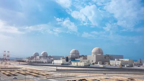 La planta de energía nuclear de EAU. (WAM)