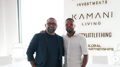 El exfutbolista a la izquierda en la imagen. (Instagram)