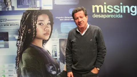 Joaquim de Almeida, durante la promoción de 'Missing'. (Fuente externa)