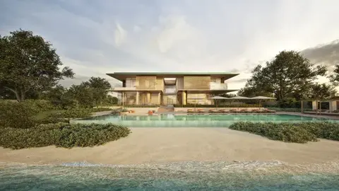 Una de las viviendas en el nuevo resort en Abu Dhabi. (X)