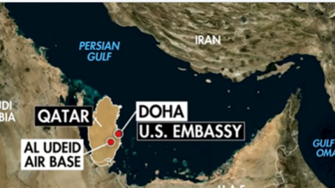 Situación de la base estadounidense en Qatar. (Fuente externa)