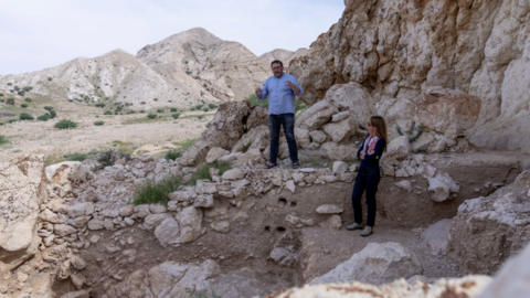 El sitio de restos arqueológicos en Sharjah. (Fuente externa)