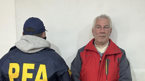 El narco detenido en Argentina. (X)