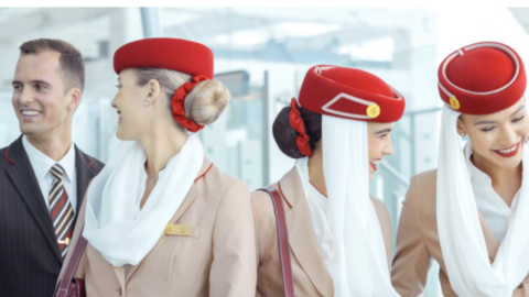 Tripulación de cabina. (Emirates)