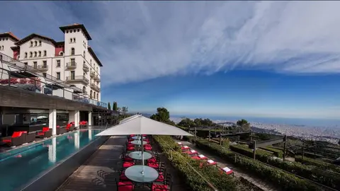 El hotel La Florida en el Tibidabo. (X)