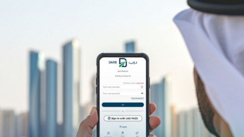 Aplicación para el pago del peaje Darb en Abu Dhabi. (X)