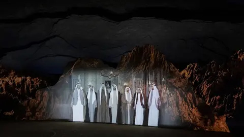 Los padres fundadores de Emiratos Árabes. (WAM)