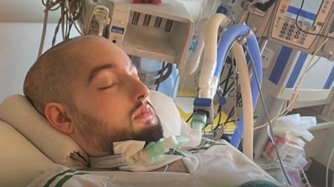 El "príncipe durmiente" en una imagen de X.