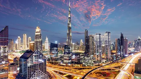 Una imagen del centro de Dubai. (X)