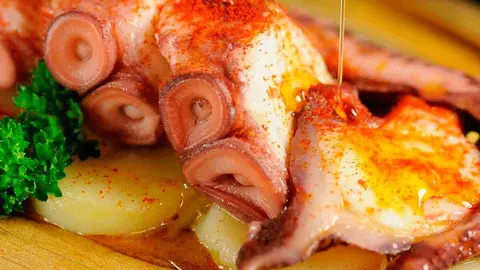 El exquisito pulpo a la gallega no faltará en las mesas de Lola Taberna. (Fuente externa)