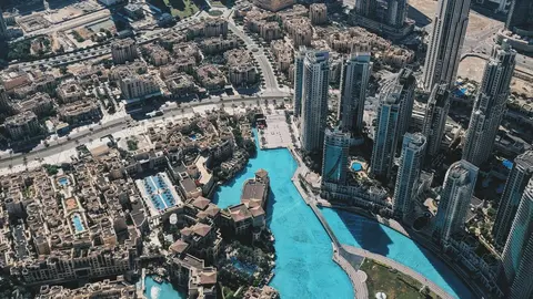 Perspectiva aérea de Dubai. (Fuente externa)