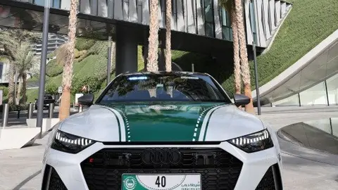 Audi RS7 Performance de la Policía de Dubai. (X)