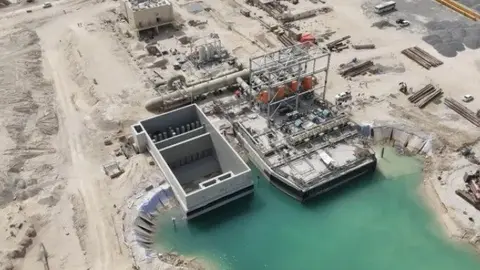 La planta desalinizadora en Dubai. (DEWA)