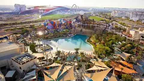 Parque acuático en Yas Island de Abu Dhabi. (WAM)