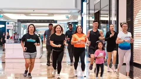 Mall of the Emirates de Dubai ha acogido Mallathon 2025, una innovadora iniciativa que convierte los centros comerciales en espacios dedicados a la salud y el deporte. (Fuente externa)