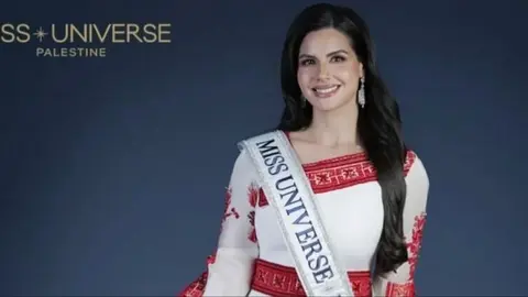 La modelo y activista Nadeen Ayoub, primera representante de Palestina en el certamen de Miss Universo, que se celebrará en noviembre en Tailandia. (Fuente externa)