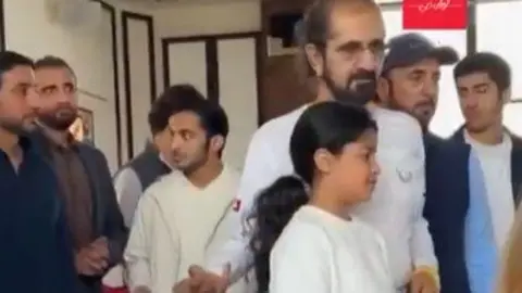 El jeque de Dubai en Londres. (Instagram)