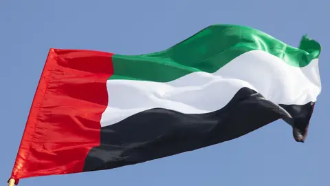 Bandera de Emiratos Árabes Unidos. (Fuente externa)