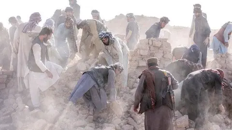 Naciones Unidas y sus socios en Afganistán se están coordinando con las autoridades talibanes para brindar asistencia de emergencia y prestar ayuda a los damnificados. (@kustasiseyma)