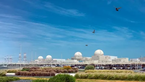 Central nuclear de Barakah en el emirato de Abu Dhabi. (WAM)
