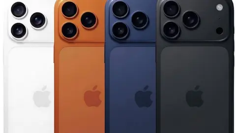 Los nuevos iPhone 17 presentados este martes. (X)