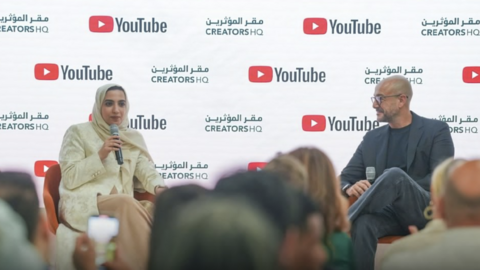 Un momento de la presentación de la academia para youtubers. (X)