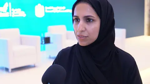 La directora general del Fondo Khalifa, Mouza Obaid Al Nasri. (WAM)