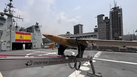 El dron solar RPAS M5D Airfox. (X)