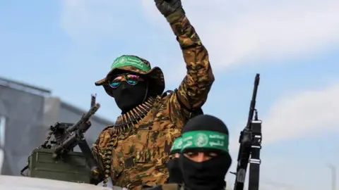 Miembros de Hamás. (X)