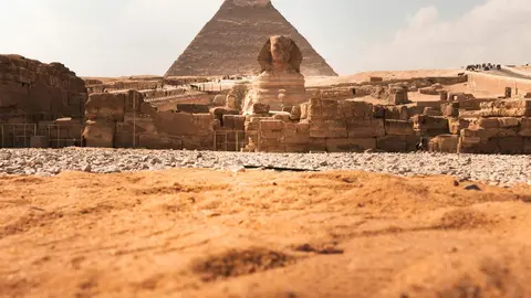 Las míticas Pirámides de Guiza y la Esfinge. (Cedida)