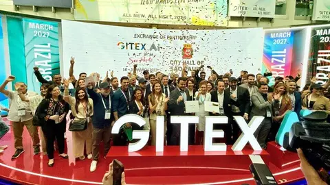 Representantes latinoamericanos en Gitex Dubai 2025. (WAM)