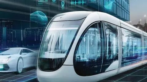 Representación del tranvía sin vías. (RTA)