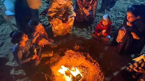 Una acampada en el desierto de EAU. (EL CORREO)
