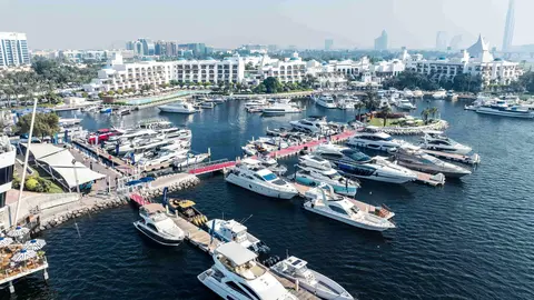 Una imagen de Dubai Creek Marina. (WAM)