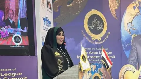 La presidenta de la Asociación de Mujeres Empresarias de Emiratos. (WAM)